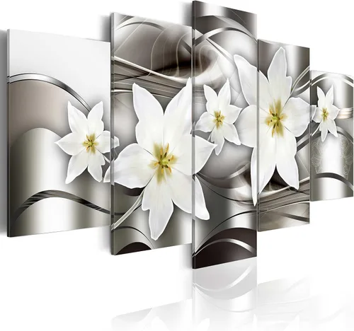 Vista 40 de Lienzo decorativo con impresión artística de diseño de orquídea de Artgeist Orquídea #01