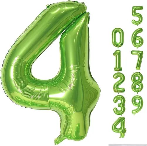 Vista 16 de Globo negro del número 0 para niñas y niños, 40 pulgadas, grande, número 0-9, de papel de aluminio, de Mylar para helio, juego de globos digitales