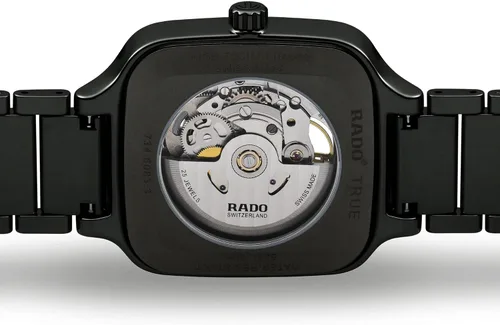 Vista 3 de Rado Reloj automático suizo True Square Negro