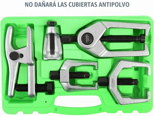 Vista 3 de OEMTOOLS 26554 Kit de servicio frontal, extractor de brazo Pitman y separador de rótulas, herramienta de extracción de barra de acoplamiento