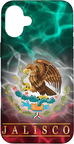Vista 23 de Jalisco - Funda para iPhone 17, diseño de bandera de México