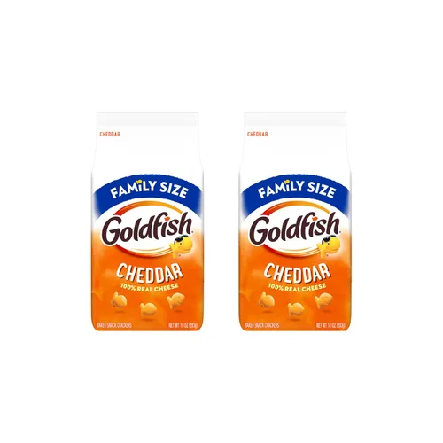 Vista 15 de Goldfish Galletas de queso cheddar, bolsa de 10 onzas