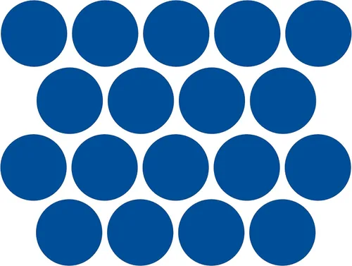 Vista 146 de LiteMark Calcomanías extra pequeñas, puntos de vinilo extraíbles, calcomanías circulares con acabado mate, calcomanías redondas para pared de aula