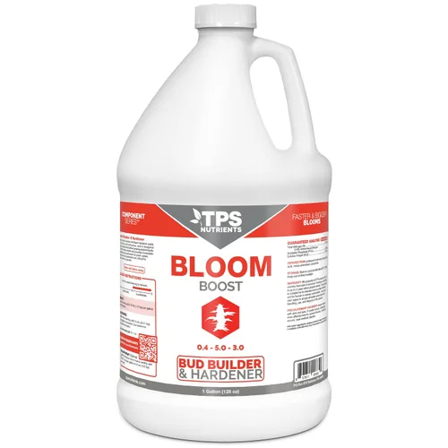 Vista 2 de TPS NUTRIENTS Constructor de capullos y endurecedor de flores Nutriente y suplemento para plantas, activa la floración rápida 8 oz (250mL)