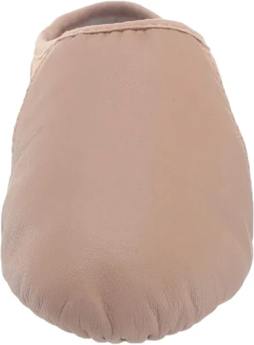 Vista 2 de Bloch Dance Neo-Flex Slip On Zapatos de jazz de cuero para niños Canela
