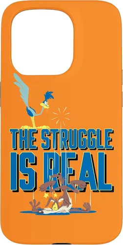 Vista 14 de iPhone 16 Looney Tunes Roadrunner the Struggle Is Real Case