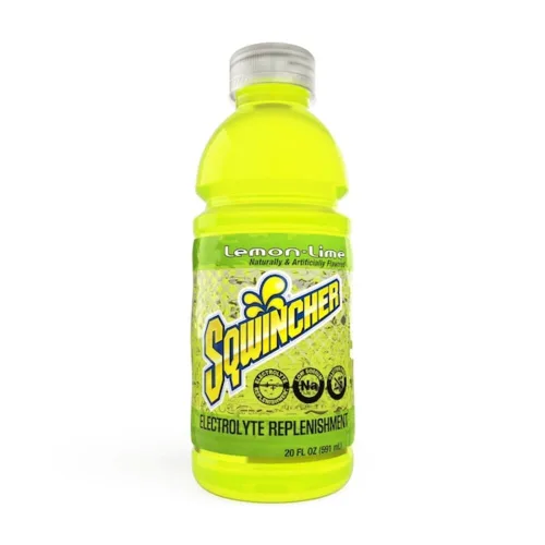 Vista 3 de Botella de repuesto, Sqwincher, con electrolitos, listo para tomar, de boca ancha., FRUIT PUNCH, 24