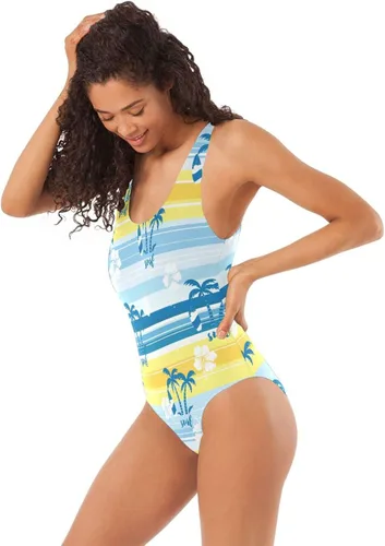 Vista 2 de Kigai Summer with Windsurf One Piece Bathing Suit for Women Trendy Slimming Tummy Control Athletic Swimsuit