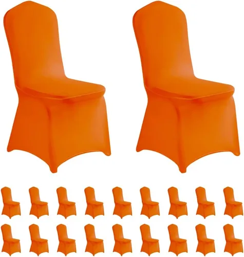 Vista 50 de LZY 6 piezas Fundas de Silla de Spandex Elásticas Fundas Deslizables para Fiestas de Boda, Fundas de Decoración de Sillas de Comedor y Banquete Negro