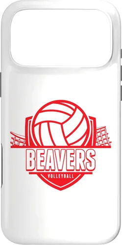 Vista 22 de Beavers Volleyball Back to School Spirit R Case for iPhone 17