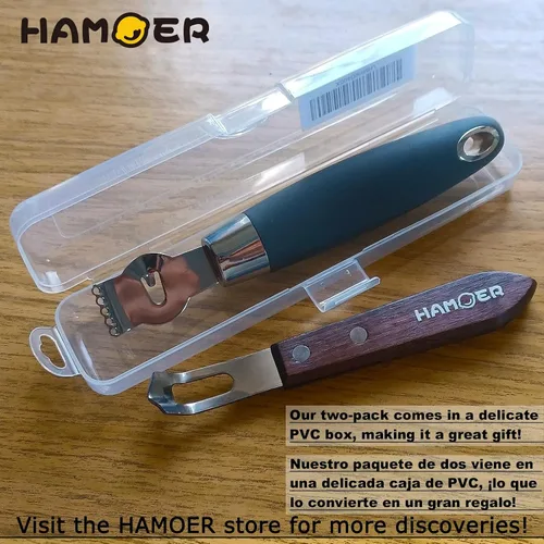 Vista 6 de Lemon Zester & Channel Knife 2Tools para cócteles con caja