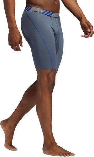 Vista 4 de adidas Men's Sport Performance Mesh Long Boxer Brief Underwear (3-Pack)