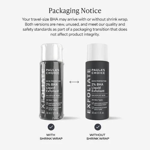 Vista 2 de Paula's Choice SKIN PERFECTING 2% BHA Liquid Exfoliant with Salicylic Acid, Facial Polish for Pores, Wrinkles & Fine Lines, Suitable for