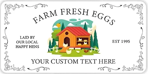 Vista 15 de Etiquetas Adhesivas Personalizables para Cartones de Huevos de Gallina Tamaños de 2"-4" Etiquetas de Empaque Personalizadas para Huevos Frescos