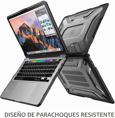 Vista 4 de SUPCASE Unicorn Beetle Case para MacBook Pro de 13 Pulgadas (2022-2016) M2/M1 A2338 A2251 A2289 A1706 A1708 A1989 A2159, Funda Protectora TPU Gomosa