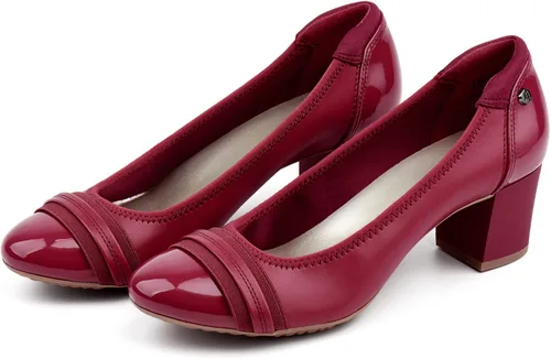 Vista 5 de JENN ARDOR Zapatos de tacón grueso para mujer, puntera cerrada, tacón medio alto, zapatos de tacón de bloque de 2 pulgadas, cómodos zapatos