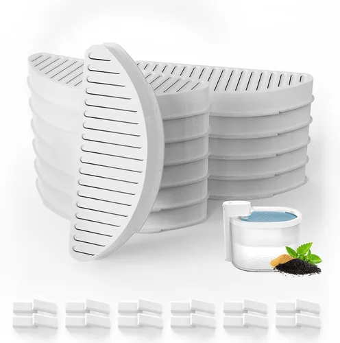 Vista 8 de Filtro de fuente de agua para gatos, filtro de fuente de bebida para mascotas, compatible con dispensador de gatos de 67 oz/2 L, alimentador