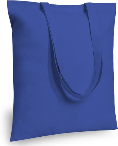 Vista 21 de TOPDesign Paquete de 10 bolsas de mano económicas de algodón de 11.8"x13", bolsas de tela ligeras y pequeñas reutilizables para compras de Beige