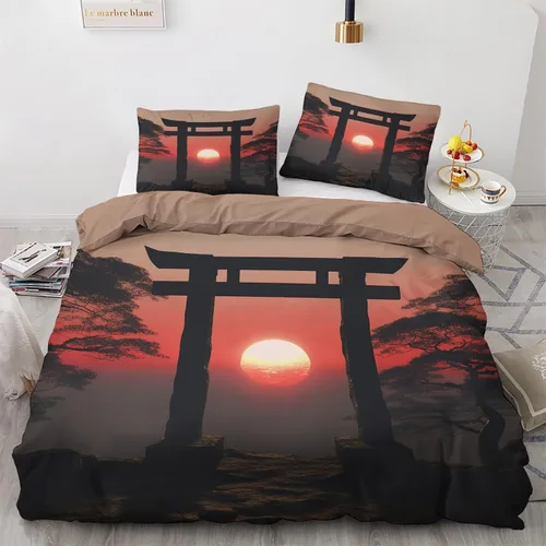 Vista 16 de Funda de edredón de ancla, tamaño individual, juego de cama náutico, 2 piezas, funda de edredón con patrón de microfibra suave con lazos