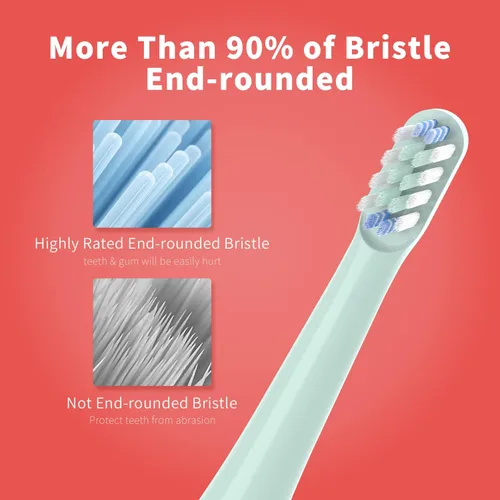 Vista 5 de Paquete de 12 cabezales de repuesto para cepillo de dientes compatibles con cabezal de repuesto de cepillo de dientes inteligente Colgate Hum