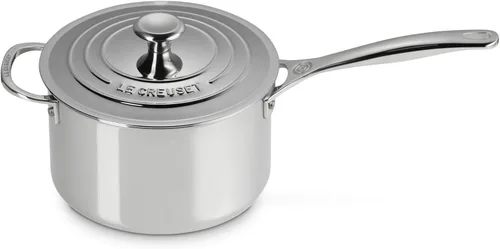 Vista 10 de Le Creuset Cacerola de acero inoxidable de tres capas de 2 cuartos de galón