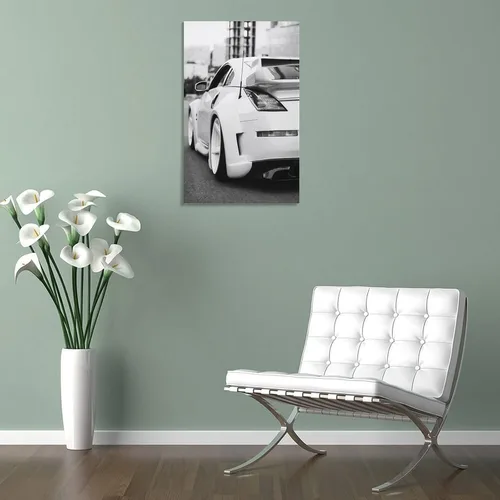 Vista 4 de RIUFIN JDM 350z - Pósteres deportivos para pared en blanco y negro, arte moderno para pared de automóvil, póster genial para habitación de niños