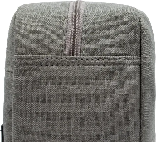 Vista 4 de Avalanche Neceser de viaje organizador esencial Dopp Kit Accesorios bolsa, Gris, Kit Dopp grande
