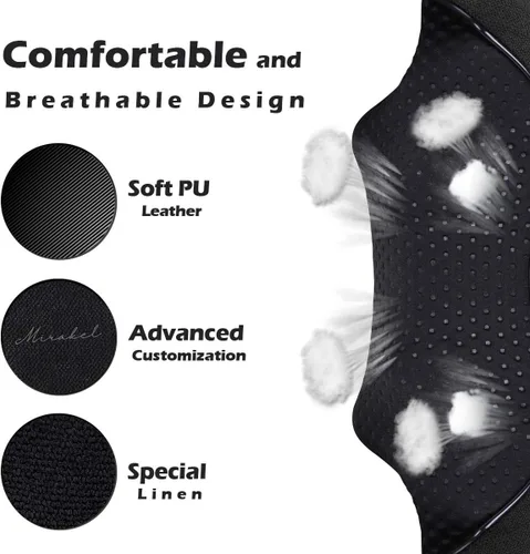 Vista 4 de Masajeador Shiatsu de Cuello y Hombros con Calor – Almohada de Masaje de Amasamiento de Tejido Profundo Eléctrico para Alivio del Dolor y Relajación