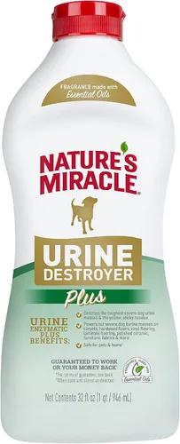 Vista 11 de Nature's Miracle Destructor de orina de perros Plus, fórmula enzimática para manchas severas de orina de perro, 17.5 onzas