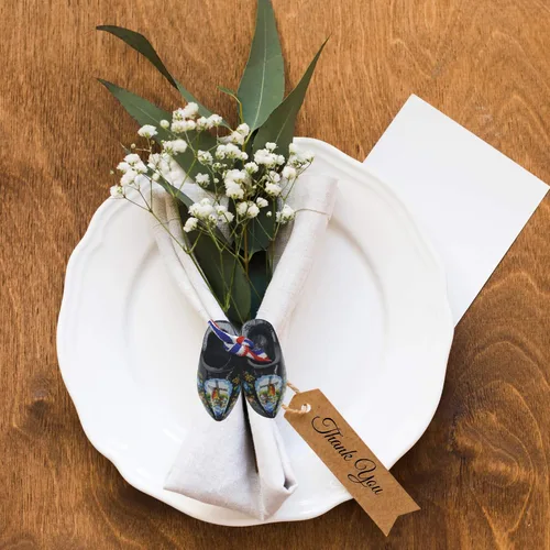 Vista 4 de Little Wooden Shoes Magnetic Gift Negro (1.5")