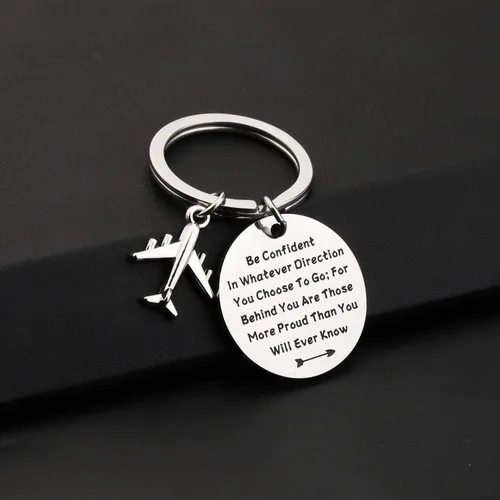 Vista 2 de LQRI Future Pilot Gift - Nuevo regalo de piloto regalo de graduación de piloto ten confianza en cualquier dirección que elijas ir Medio