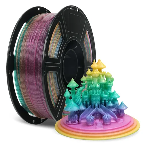Vista 14 de FLASHFORGE High Speed Chameleon PLA Multicolor Púrpura Abisal, Impresión Rápida Máx 500 mm/s, Filamento PLA con Cambio de Color 1.75 mm, Cambia