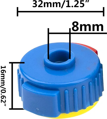 Vista 6 de 5 piezas Yootones Drum Quick Release Nut Remove Platillos Tapón de rosca para soportes de base empotrada, kit de tambor limpiaparabrisas de tambor