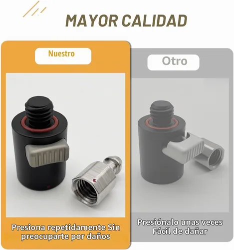 Vista 4 de Adaptador GPS de liberación rápida compatible con Trimble Topcon Sokkia, 5/8-11