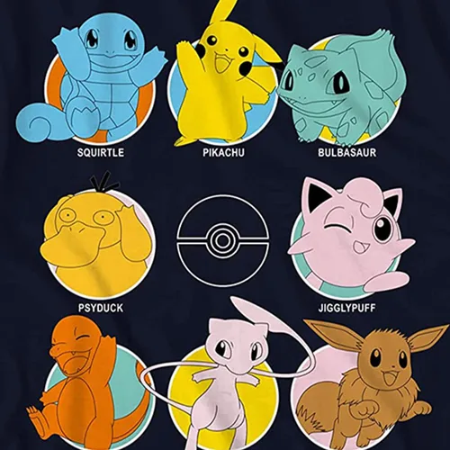 Vista 2 de Pokemon Camiseta de juego Pikachu para niños - Gotta Catch Em All - Ash Pikachu Charizard Pokeball Allover - Camiseta