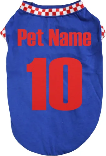 Vista 23 de Petitebella Personalize Camiseta para perro cachorro con tema nacional (Argentina, XS)