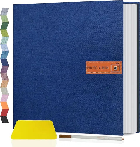 Vista 39 de Popotop Álbum de fotos grande autoadhesivo 4x6 5x7 8x10 Álbum de recortes DIY Libro de imágenes, Regalos para mamá, familia, bebé y boda