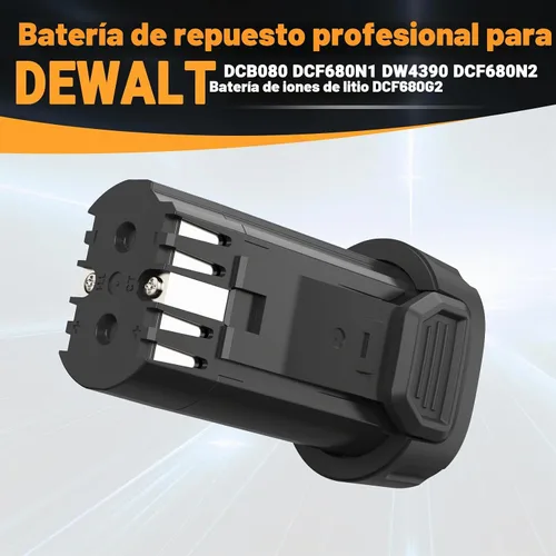 Vista 2 de Shentec Batería de 1500mAh 8V compatible con DEWALT DCB080