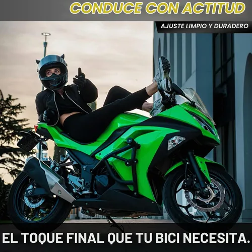 Vista 9 de Marco de metal negro para placa de motocicleta, soporte para placa, portaplacas para moto