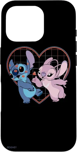 Vista 20 de Disney Lilo and Stitch Angel Heart Kisses - Carcasa para iPhone 17