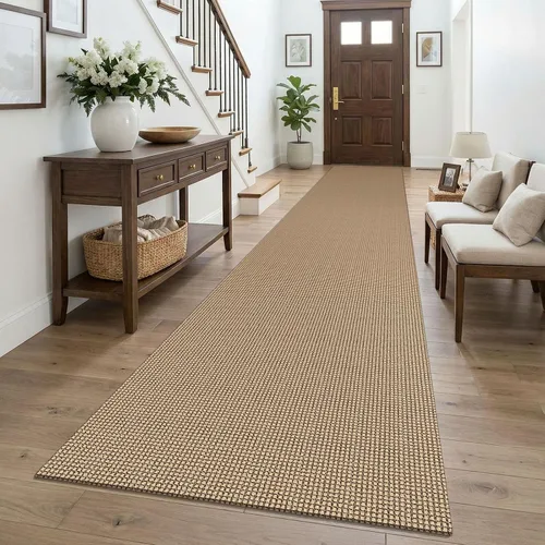 Vista 65 de KOZYFLY - Tapete para puerta de interior, lavable, pequeña, antideslizante, con respaldo de goma, felpudo de algodón para el hogar, color negro