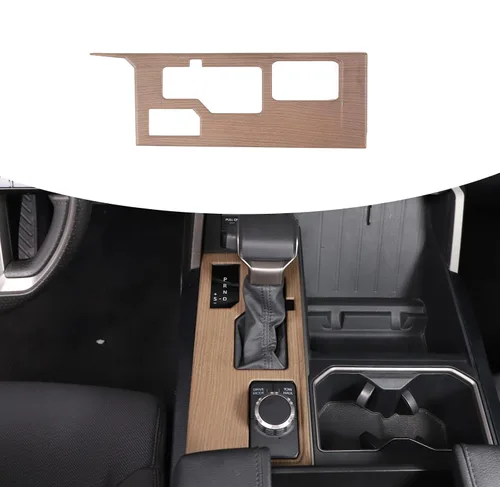 Vista 20 de Marco de protección para panel de palanca de cambios de consola central compatible con Toyot@Tundra Sequoia 2022 2023, accesorios de cubierta de Azul