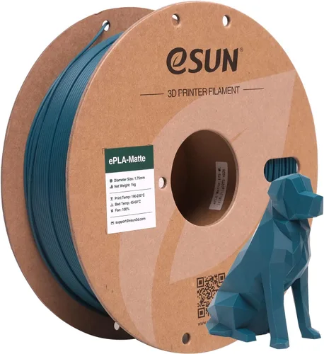 Vista 28 de eSUN Filamento PLA Mate 1.75mm, Filamento PLA Mate para Impresora 3D, Carrete de 1KG, Filamento de Impresión 3D para Impresoras 3D, Carrete
