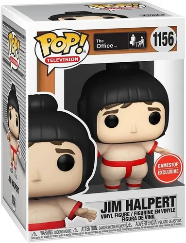 Vista 2 de Funko Pop! Figura exclusiva de The Office Sumo Jim Halpert