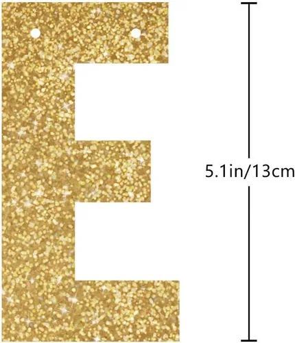 Vista 4 de Cartel dorado de feliz cumpleaños número 15, decoración de fiesta de niño o niña de 15 años, suministros