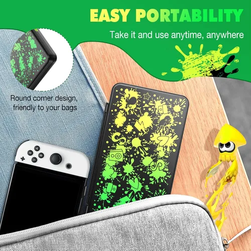 Vista 7 de MoKo Funda para 24 tarjetas de juego compatible con Nintendo Switch OLED modeloSwitchSwitch Lite funda para juego Switch para tarjetas de juego