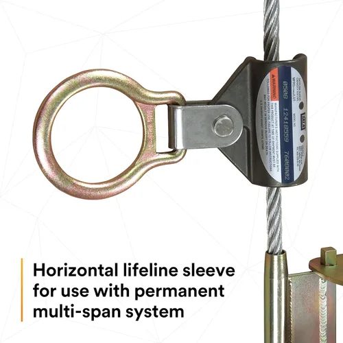 Vista 6 de 3M DBI-SALA Sayfllink Sayfline 7608002 - Funda horizontal para sistemas multitramo permanentes