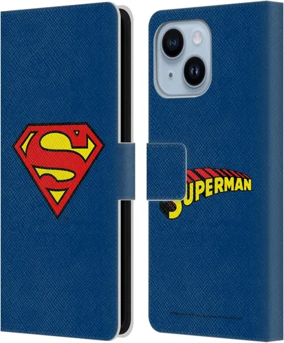 Vista 18 de Head Case Designs Funda de piel con licencia oficial de Superman DC Comics con logotipos negros y rojos compatible con Apple iPhone 11