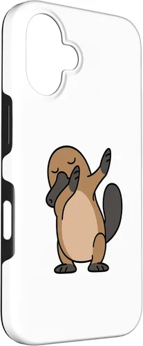Vista 3 de iPhone 16 Dabbing Platypus Dab Dance Pose Animal Case