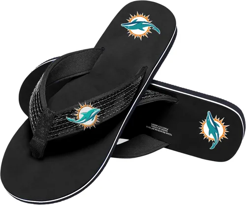 Vista 39 de FOCO Womens NFL Team Logo Sequin Strap Sandals Flip Flops